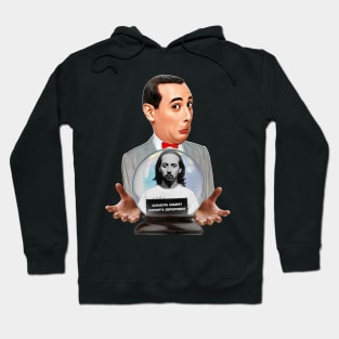 Pee Wee Herman Mugshot Hoodie